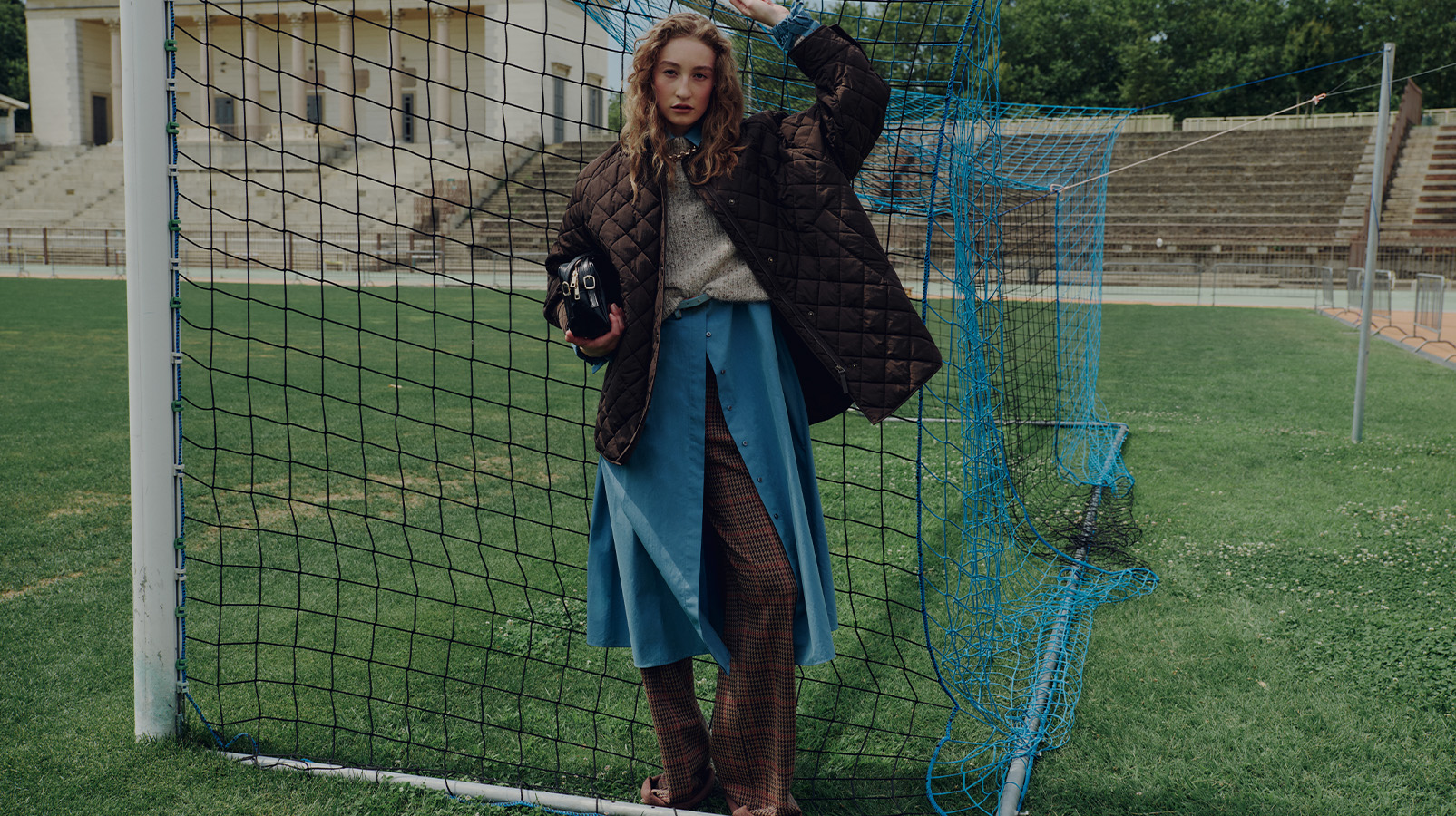 Steppjacke aus wasserabweisendem Taft