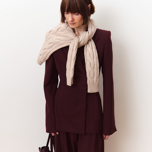 Jacke aus Gabardine