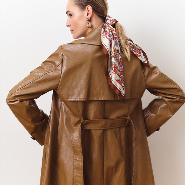 Beschichteter Trenchcoat